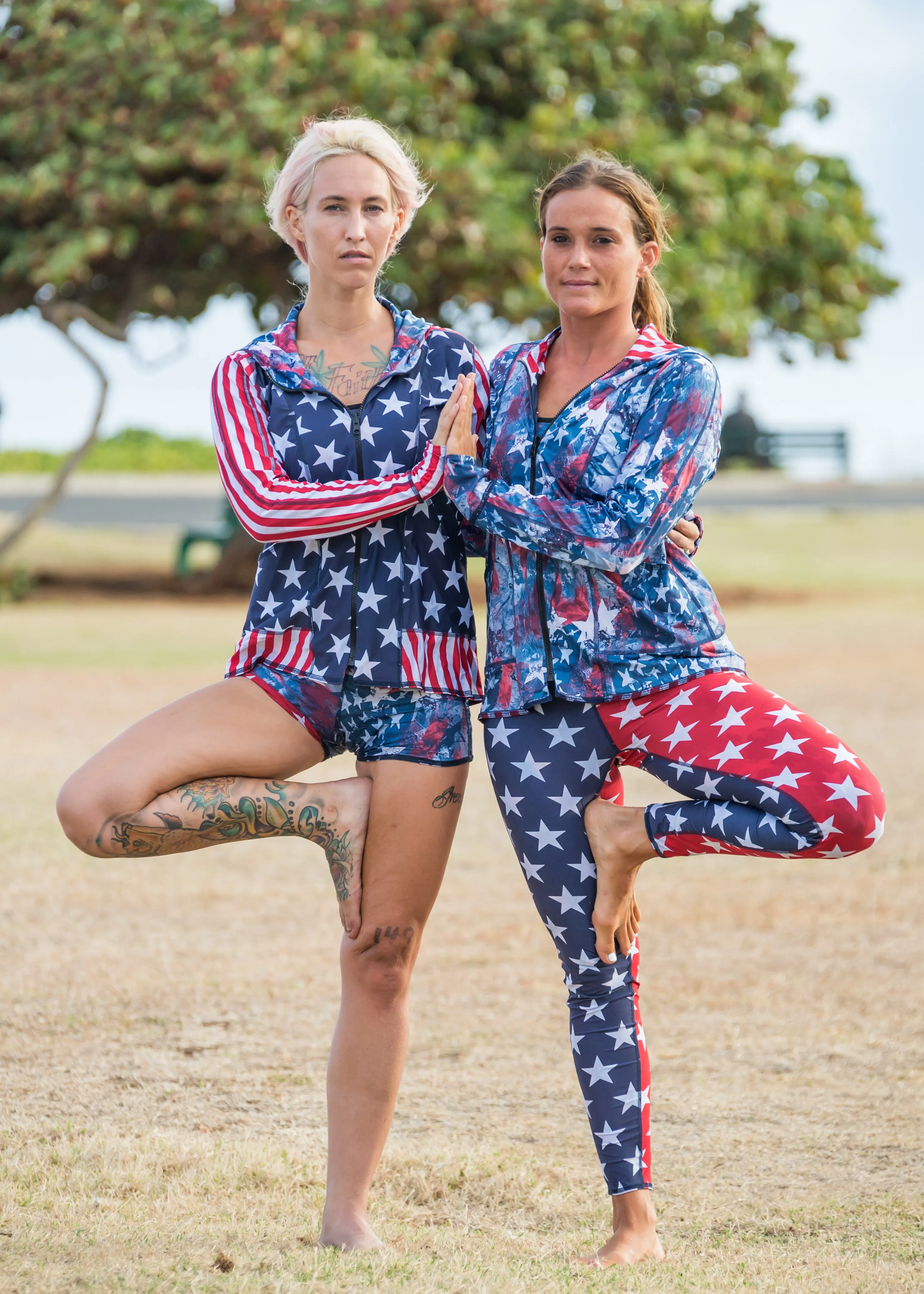 HOODIE STARS & STRIPES/BLUE STARS