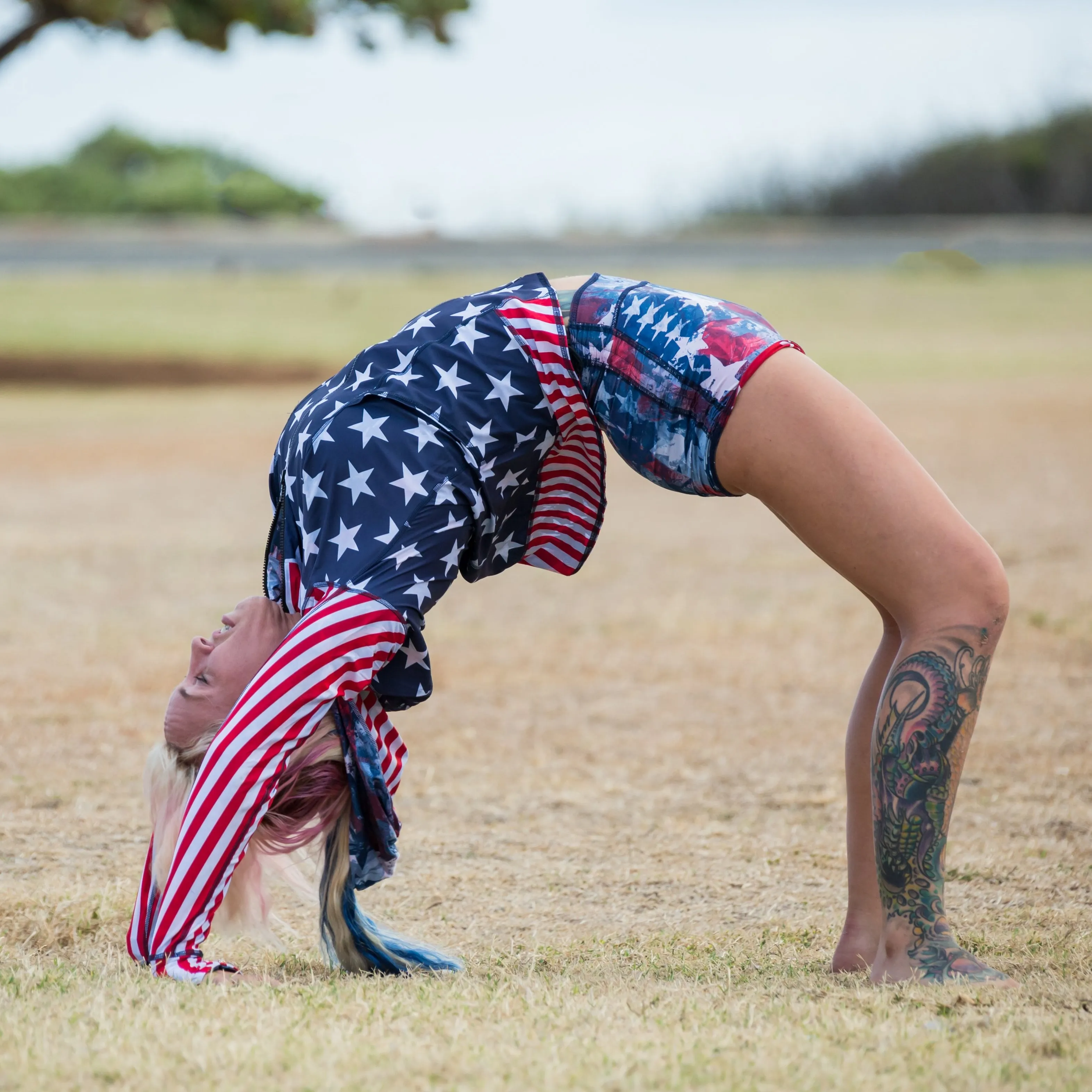 HOODIE STARS & STRIPES/BLUE STARS