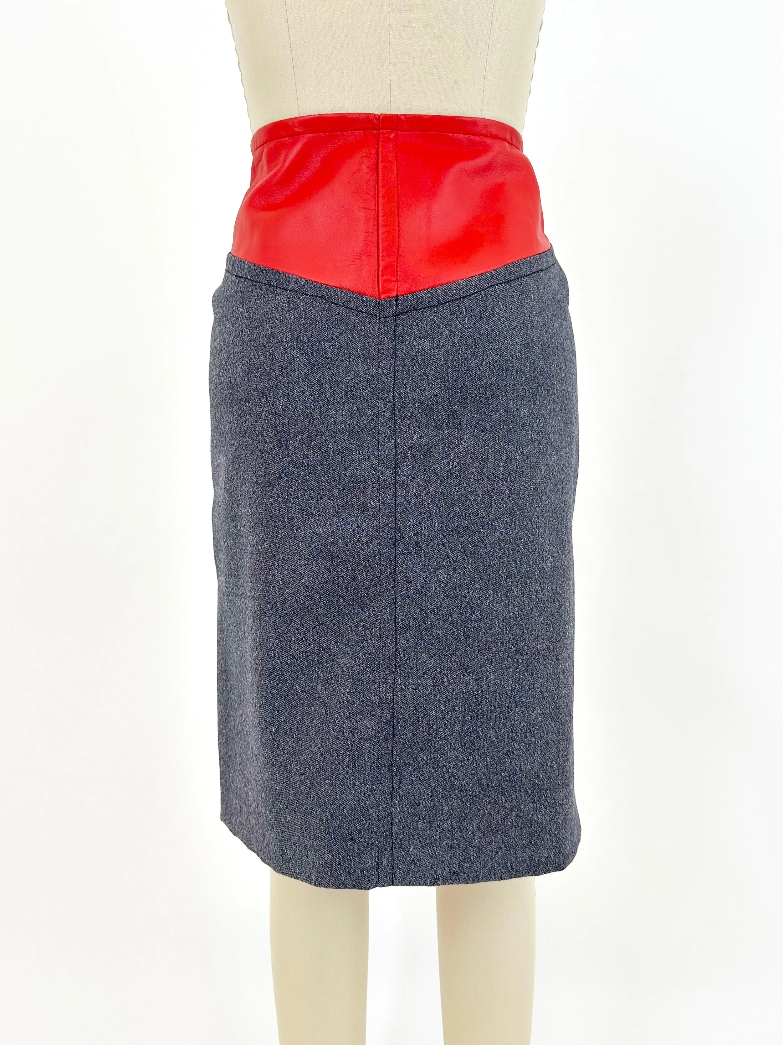 JC de Castelbajac Mickey Mouse Wrap Skirt