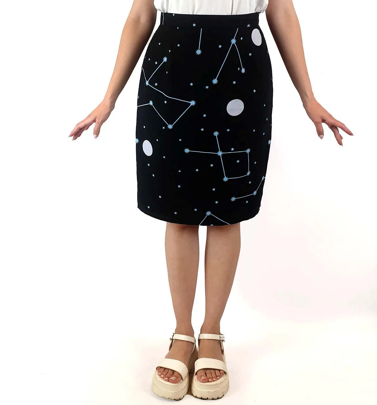 Jericho Road constellation print skirt size 10