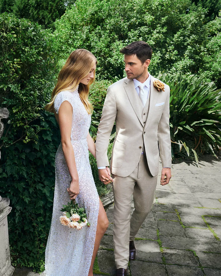 JOE BLACK FJD800 QUEST SAND 2 PIECE SUIT