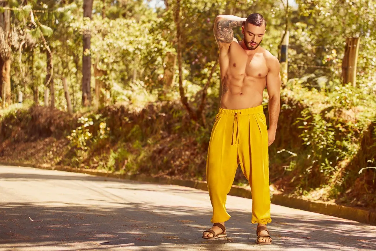 JOR 1293 Cancun Athletic Pants Mustard