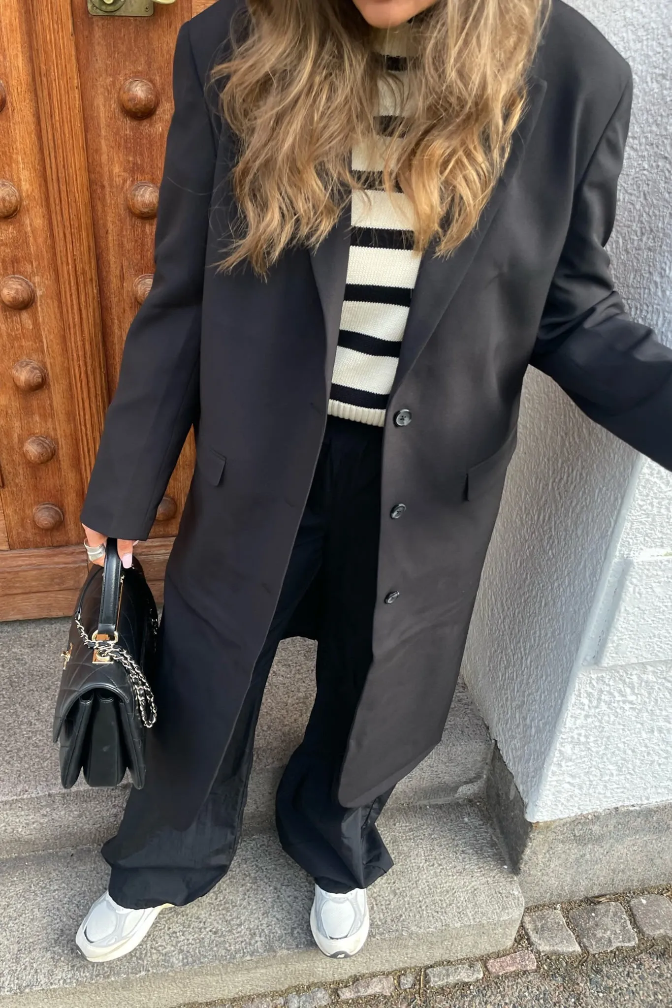 JXLuna Oversized Blazer - Sort