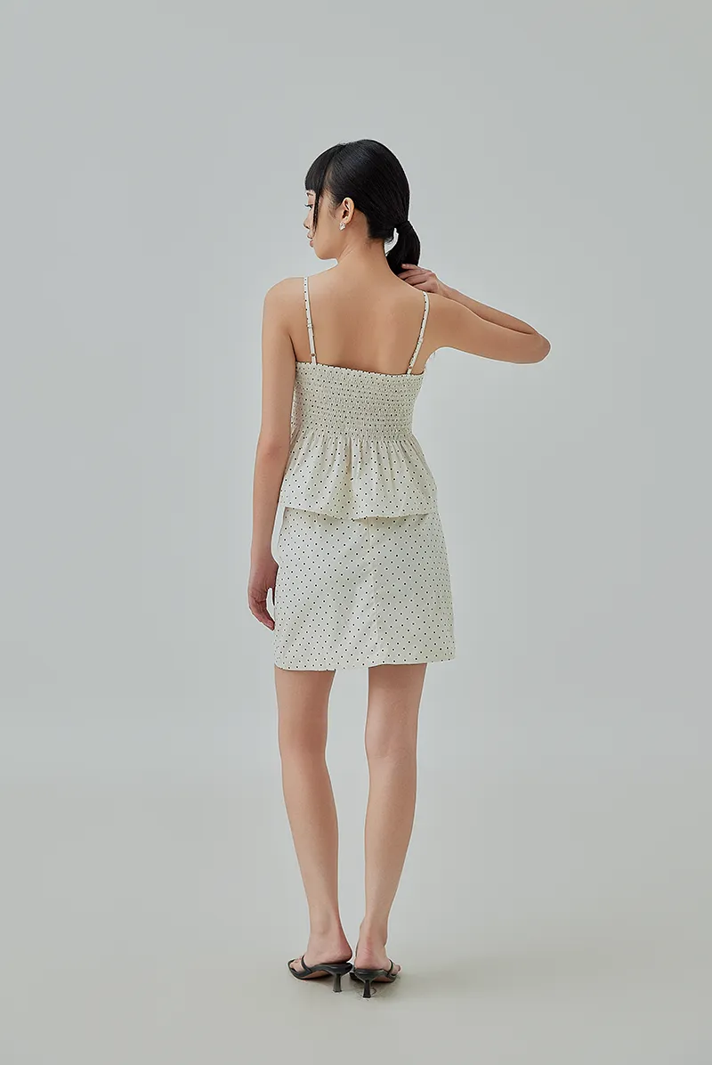 Katniss Polka Dots Mini Skirt