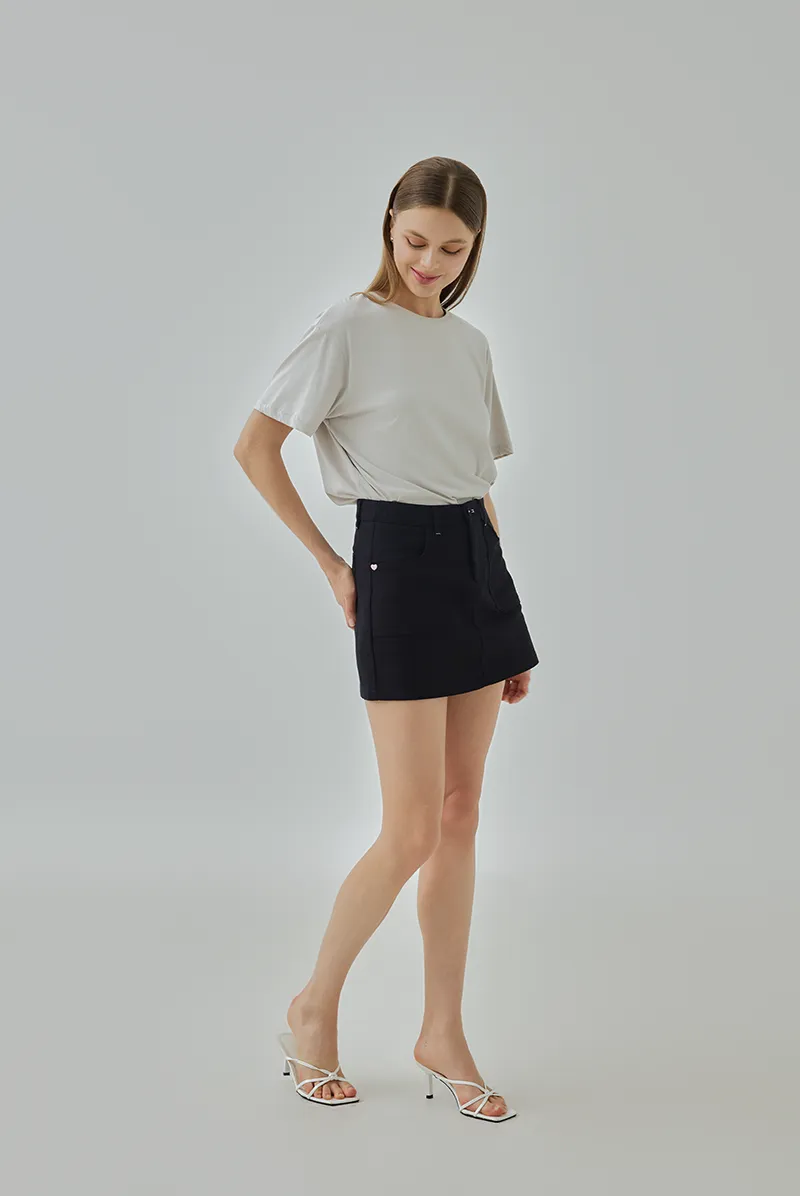 Kaylie Heart Mini Pencil Skirt
