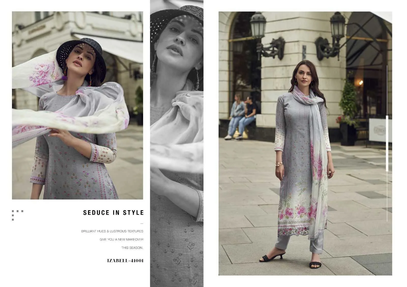 Kesar Karachi Prints Izabell Viscose Linen With Digital Print Unstitched Salwar Suit