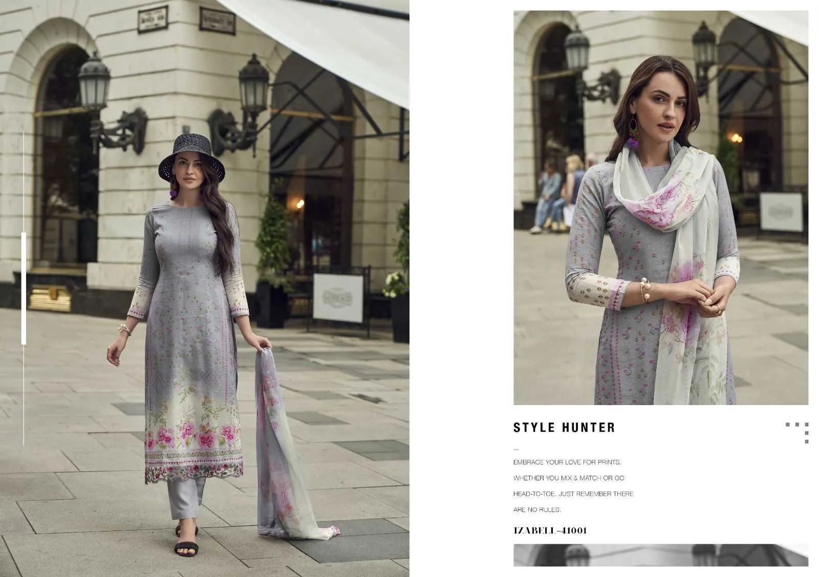 Kesar Karachi Prints Izabell Viscose Linen With Digital Print Unstitched Salwar Suit