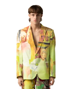 KidSuper After School Philosophy Blazer Yellow