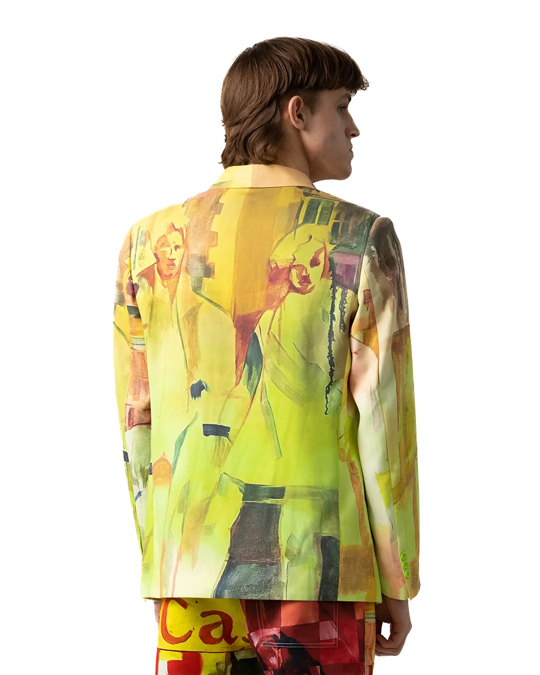 KidSuper After School Philosophy Blazer Yellow