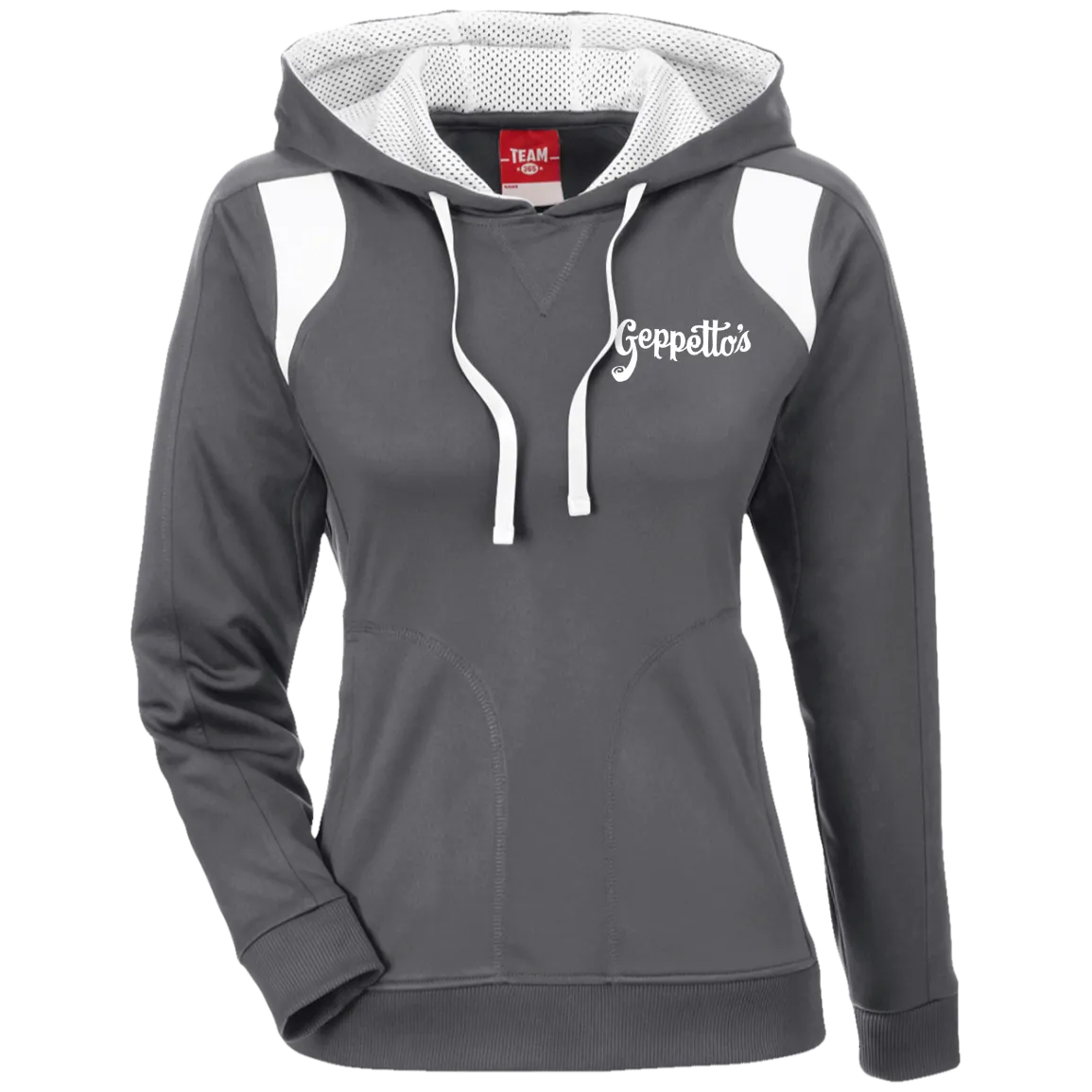 Ladies' Colorblock Poly Hoodie