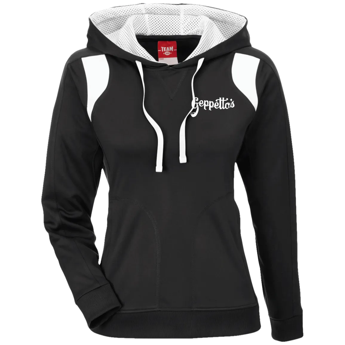 Ladies' Colorblock Poly Hoodie