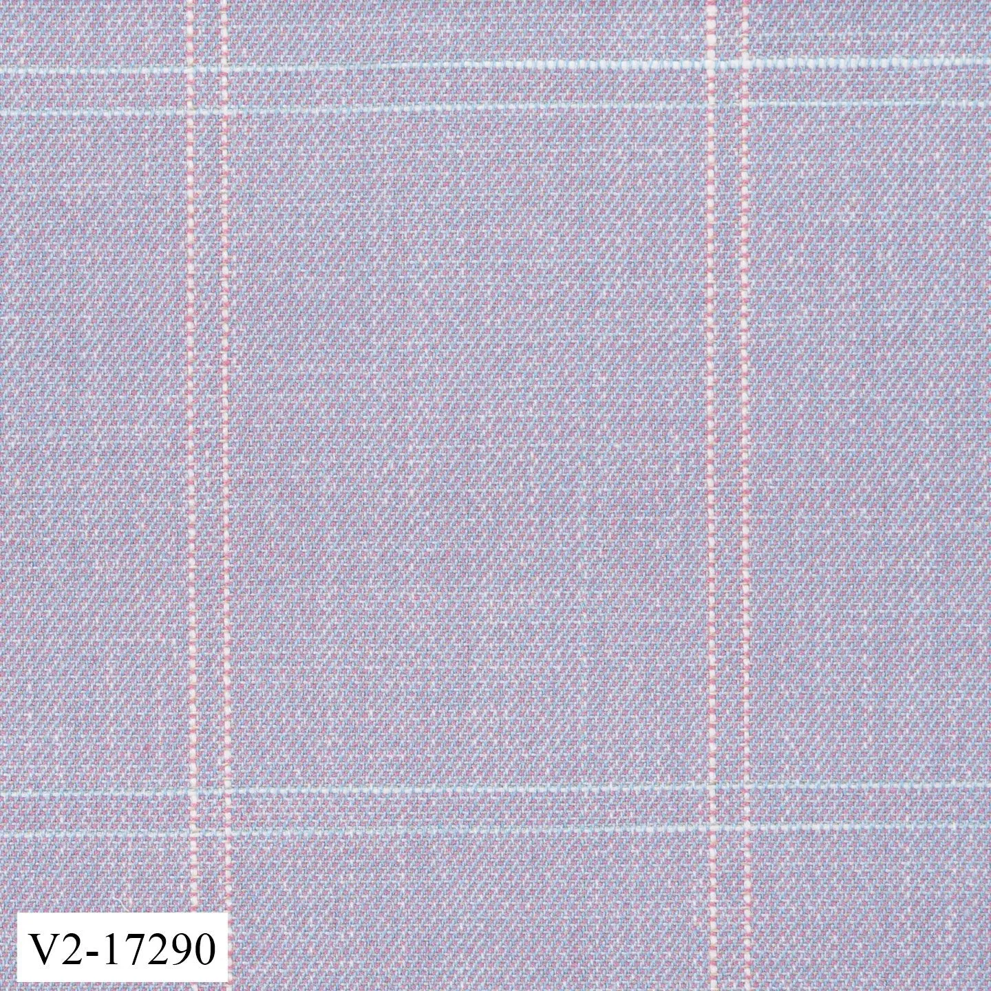 Lavender with Pink Blue Windowpane Suit