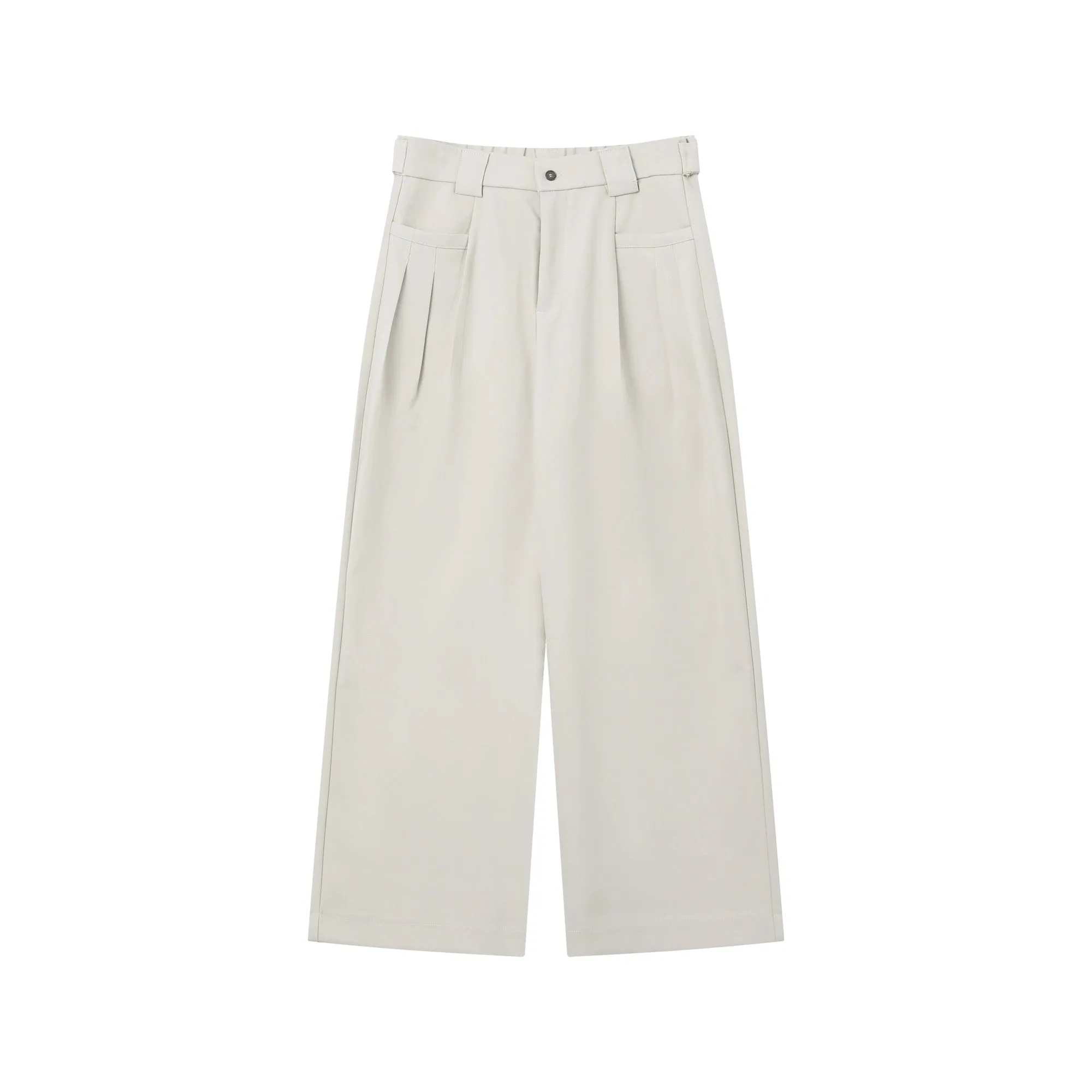 Loose Fit Wide-Leg Pleated Pants