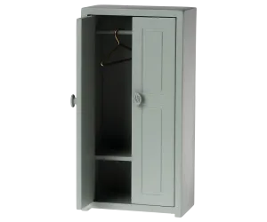 Maileg wooden closet - soft blue