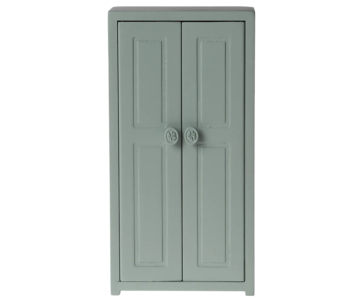 Maileg wooden closet - soft blue