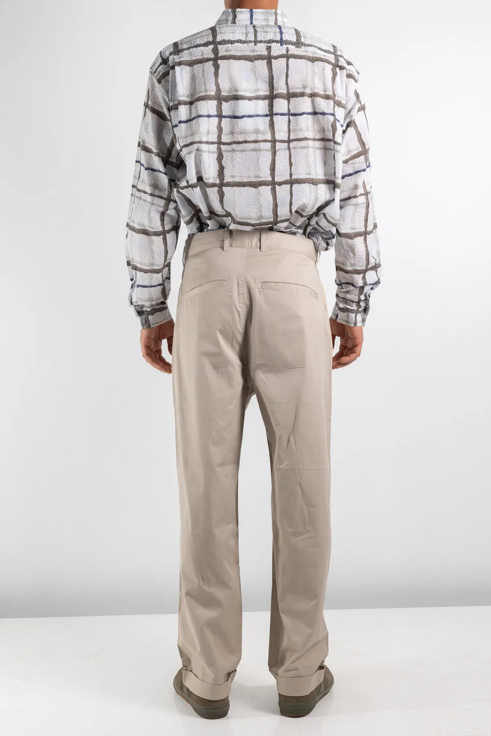Manager pleat trouser tan