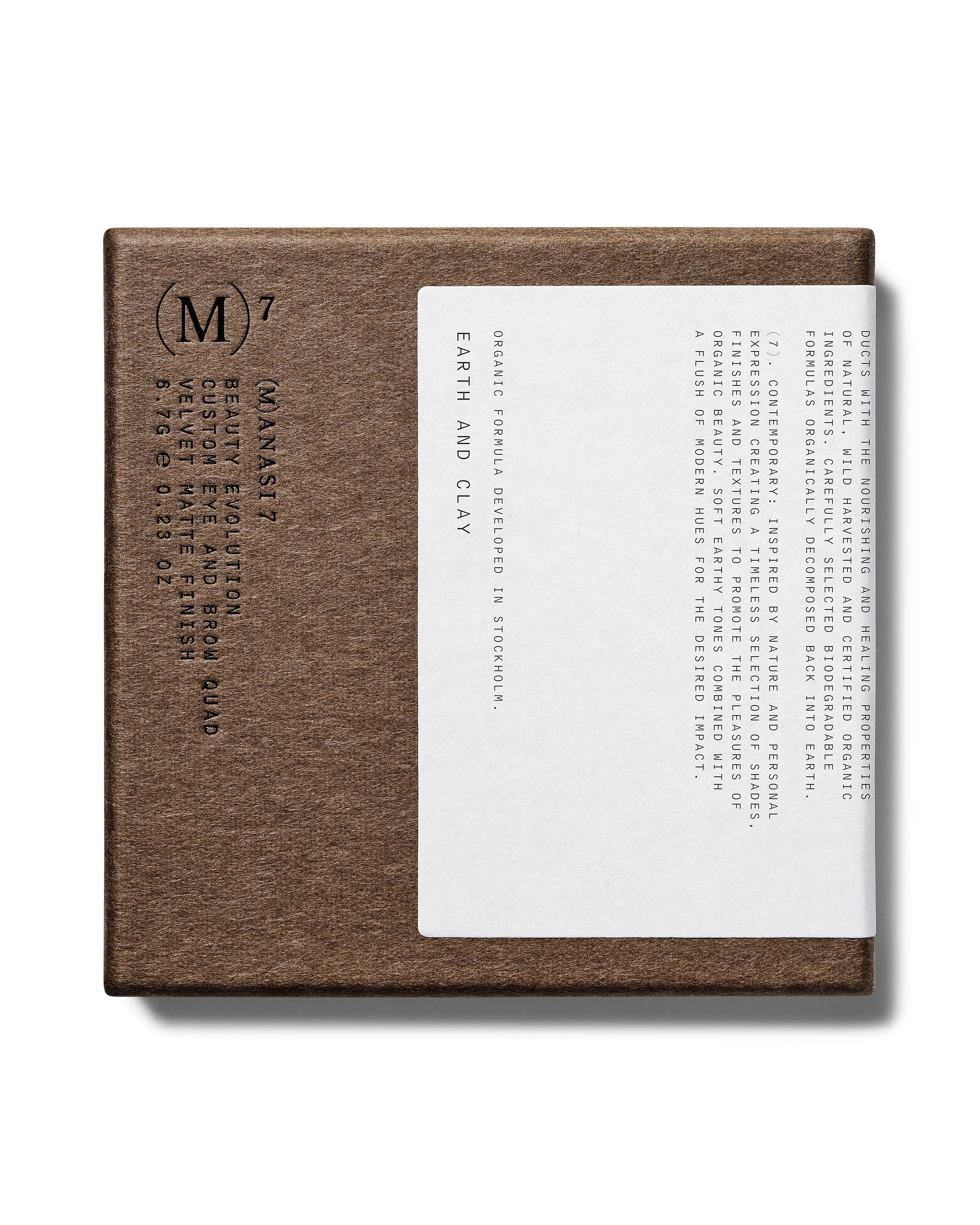Manasi 7 | Custom Eye & Brow Quad Earth And Clay - 0.23 oz