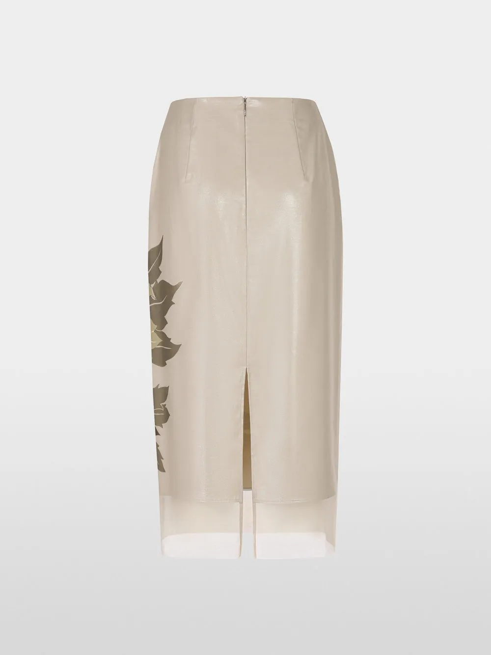 Marc Cain Deep Pearl Pencil skirt with floral pattern