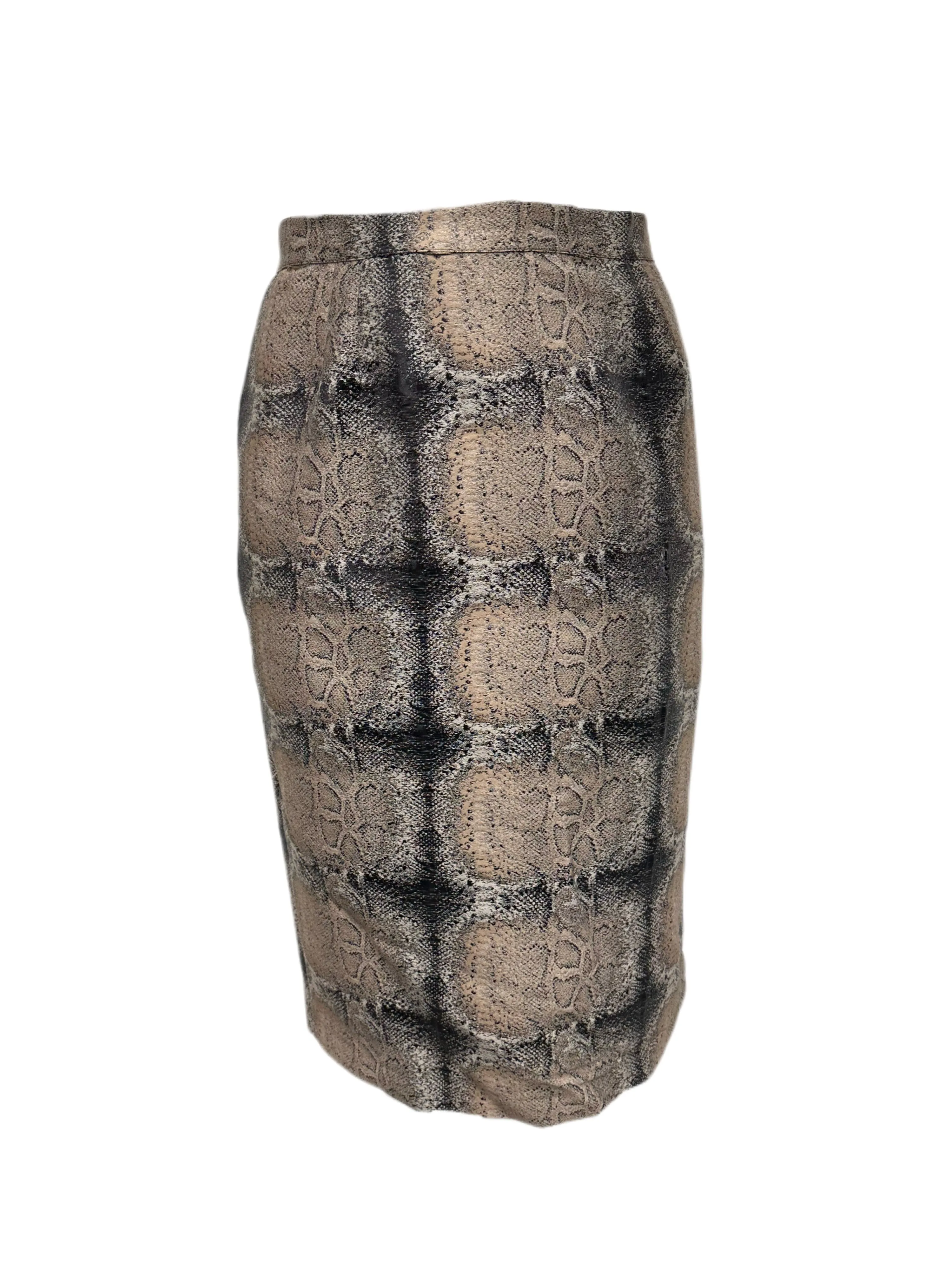 Marina Rinaldi Women's Nocciola Casanova Animal Printed Skirt Size 20W/29 NWT