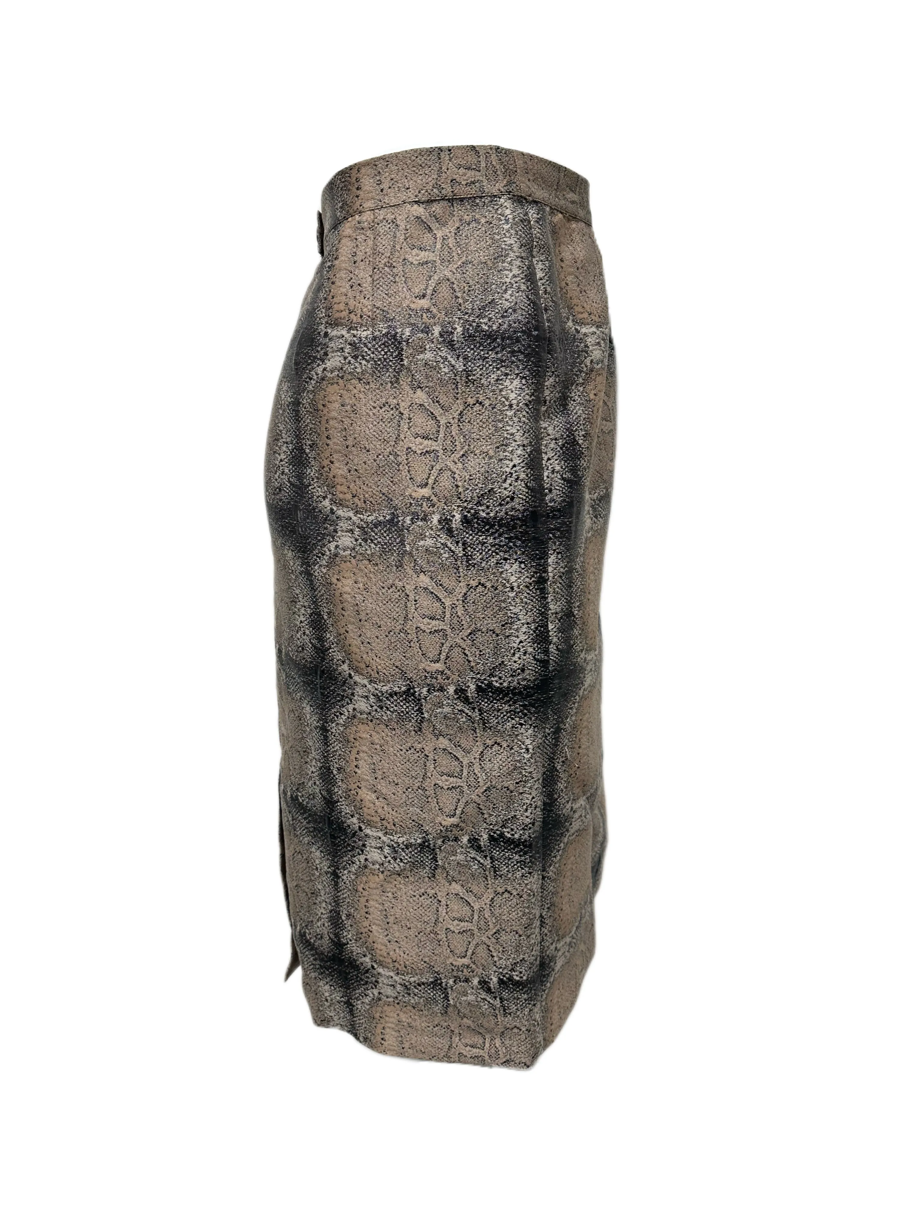 Marina Rinaldi Women's Nocciola Casanova Animal Printed Skirt Size 20W/29 NWT