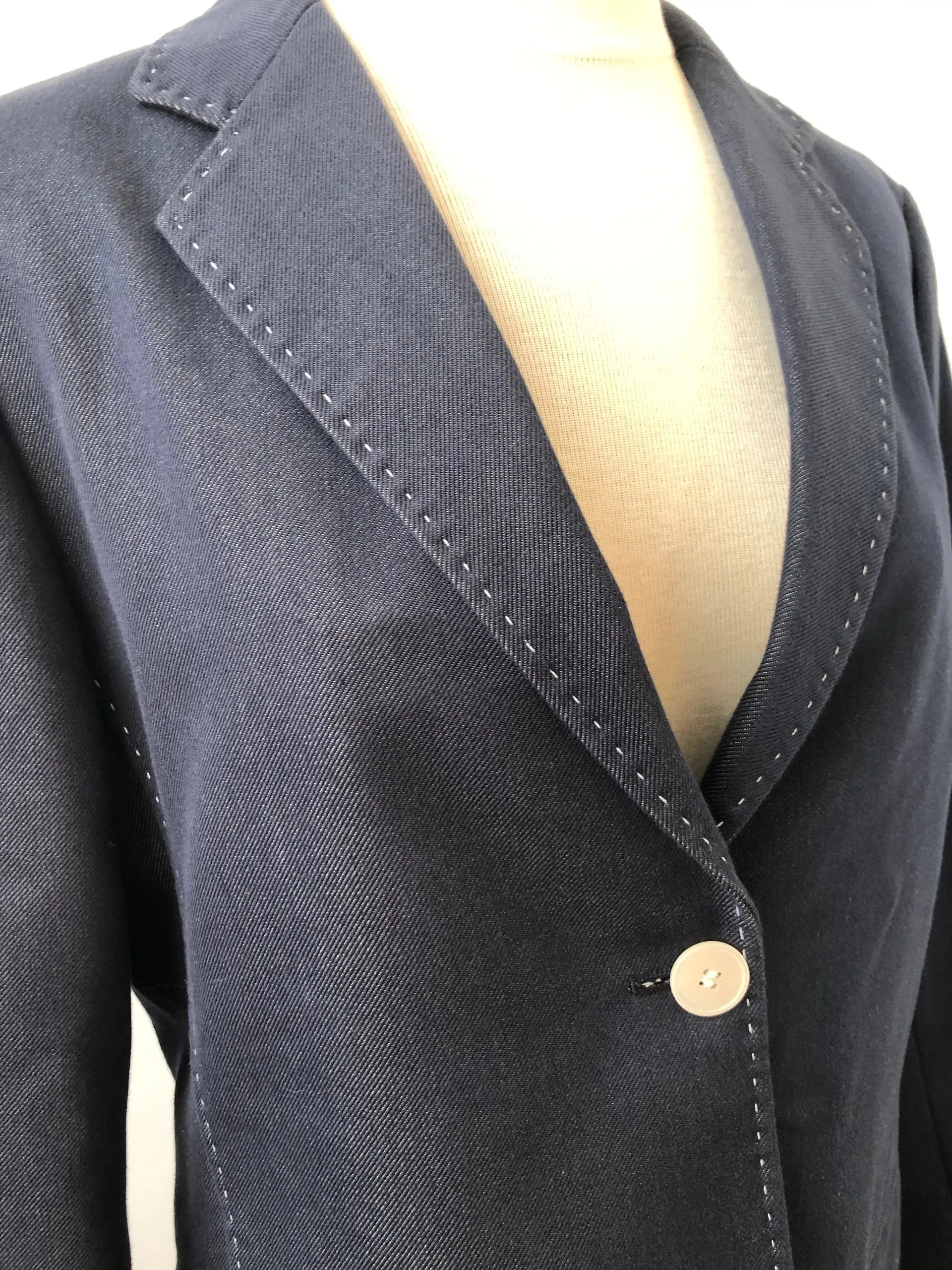 Max Mara Denim Blazer Size 10