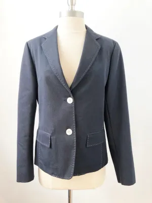 Max Mara Denim Blazer Size 10