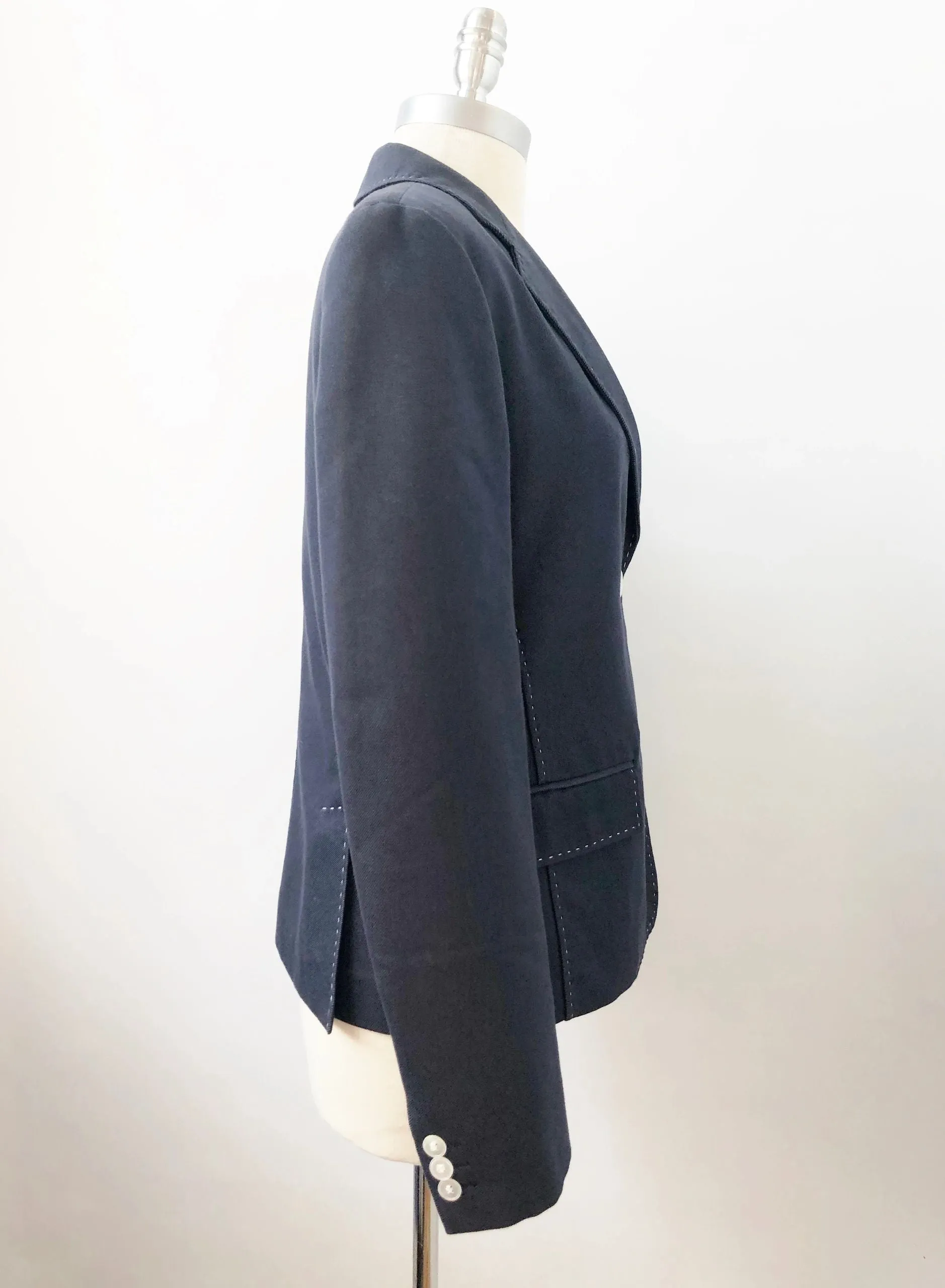 Max Mara Denim Blazer Size 10