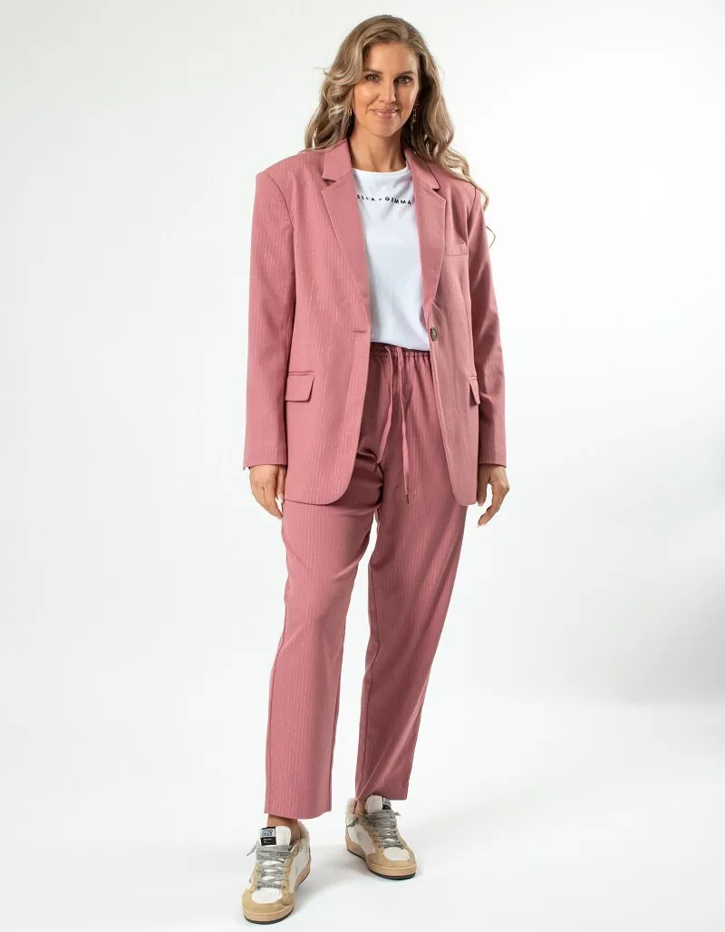 Monaco Blazer | Blush Sparkle