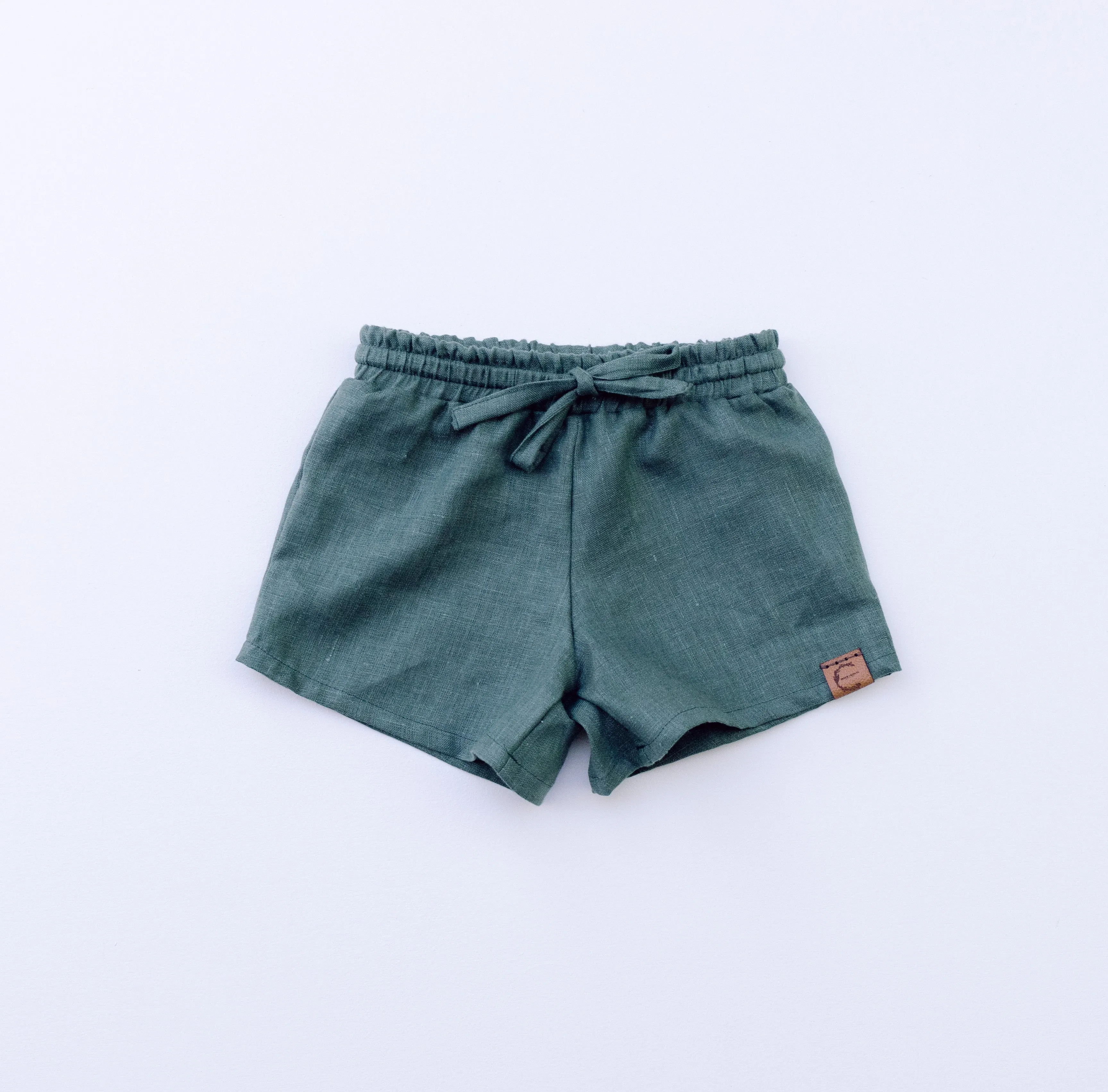 Monstera Linen Bottoms