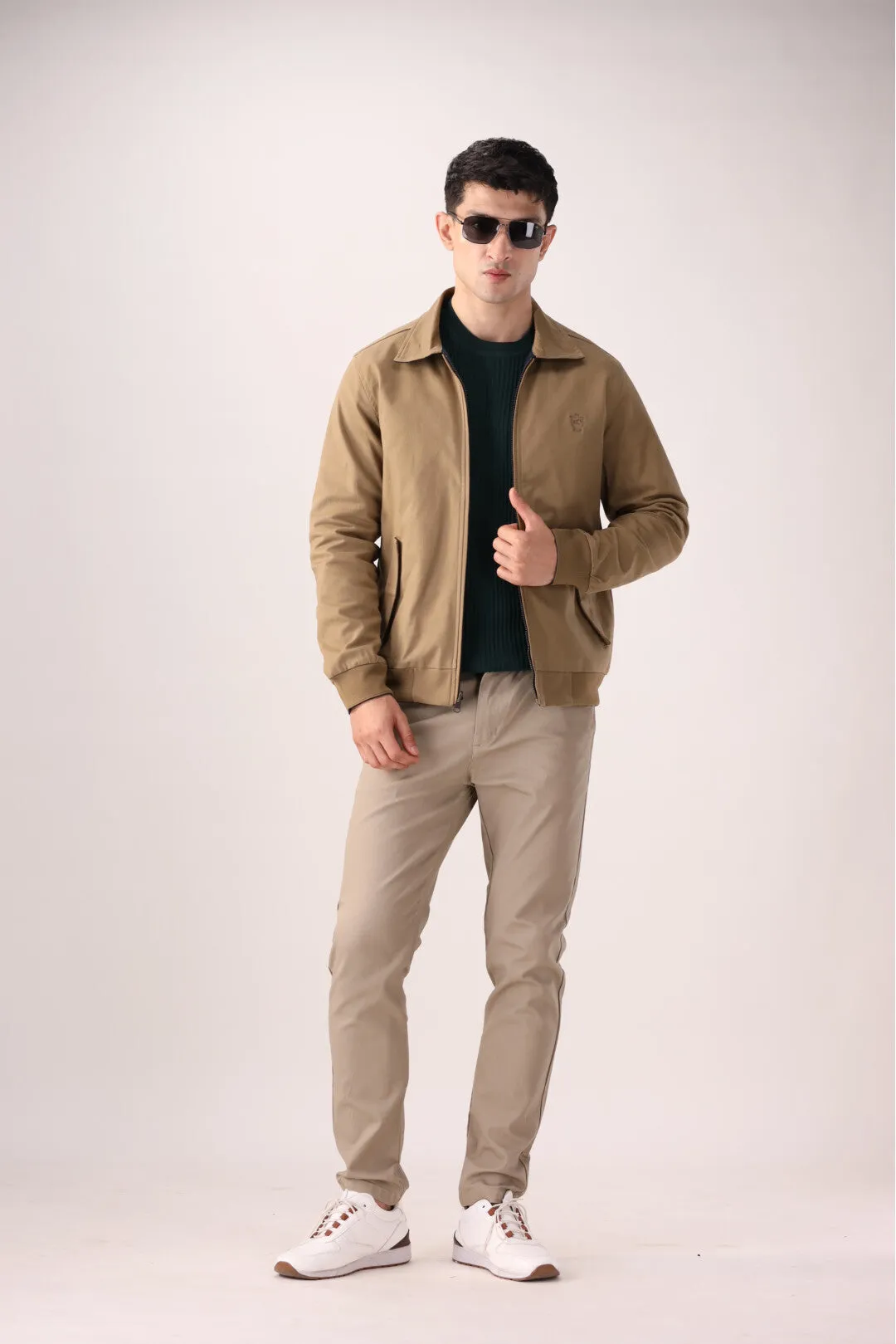 Navy-Brown Double-Sided Jacket