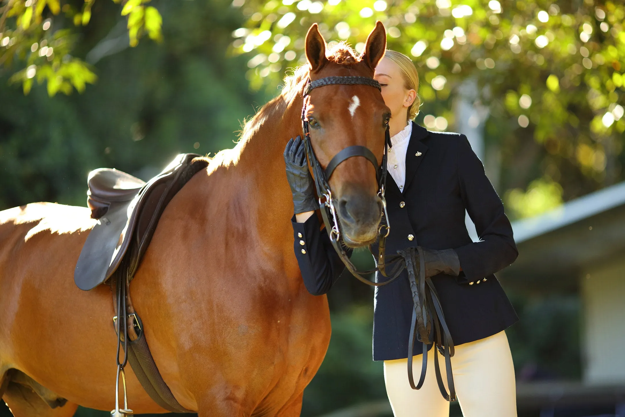 Navy Ladies Ladies Show Jacket