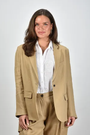 Nine In The Morning blazer Bella 9SS25-BEL19 camel