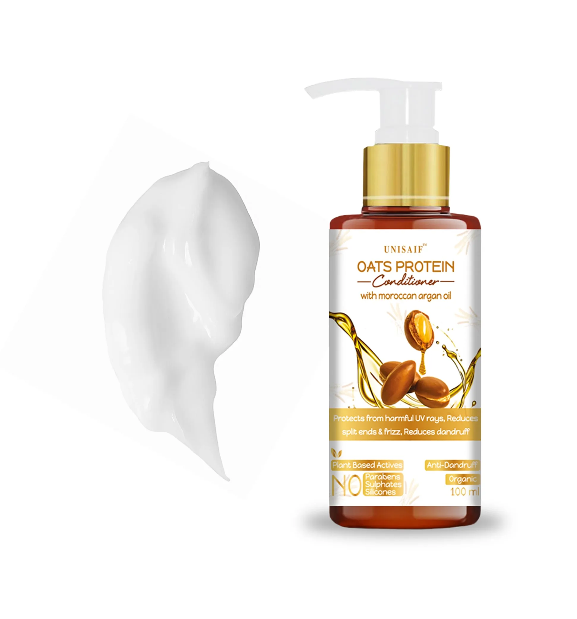 Oats Protein Conditioner (100ml) Improves Density & Volume | NO SULPHATE| NO PARABEN| NO SILICON