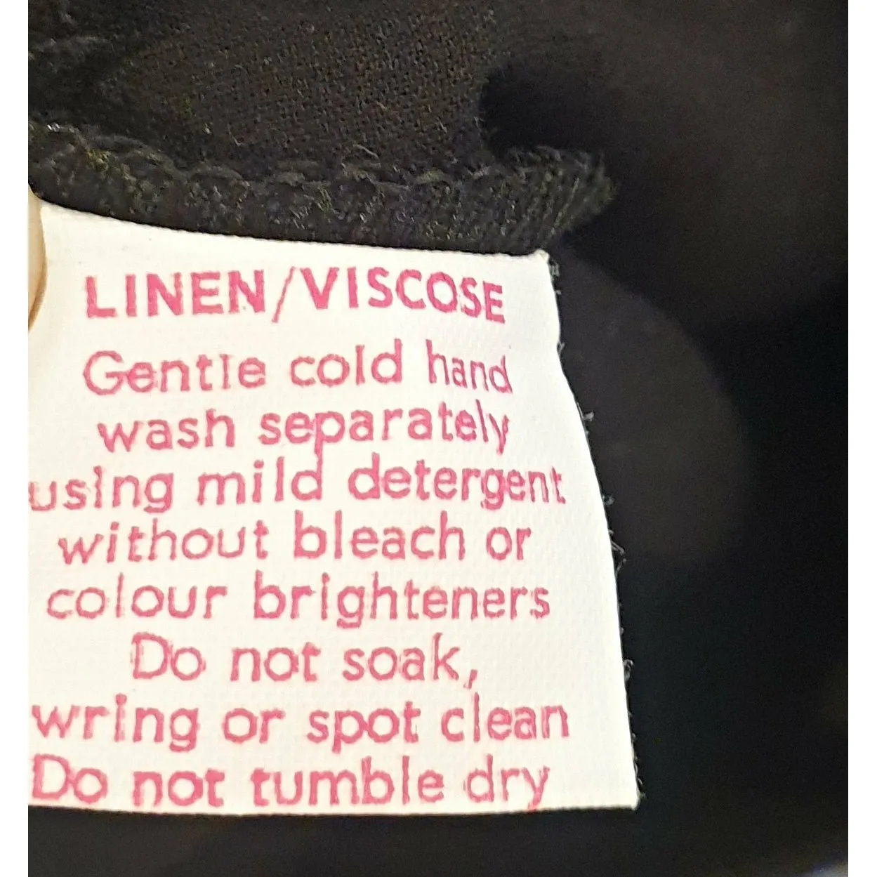 Obus black linen shorts with pockets size 1 (best fits size 8)