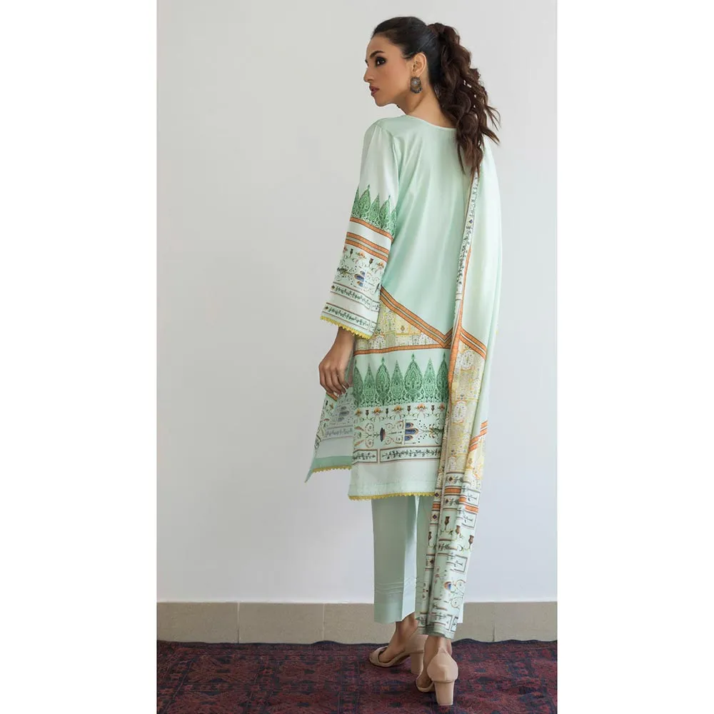 Orchid Digital Printed Linen 3 Pcs Un-Stitched Suit Vol 1 - 04