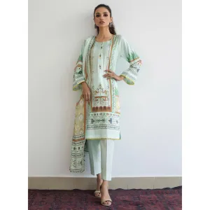 Orchid Digital Printed Linen 3 Pcs Un-Stitched Suit Vol 1 - 04