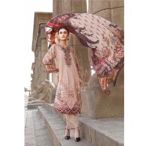Orissa Digital Printed Chikan Kari Linen 3 Pcs Un-Stitched Suit - 2709