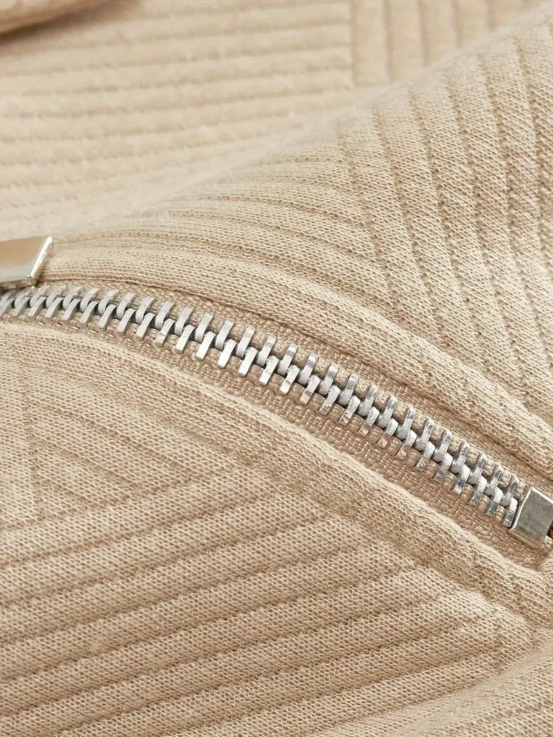 Oscar - Vintage-Inspired Zip-Up Jumper