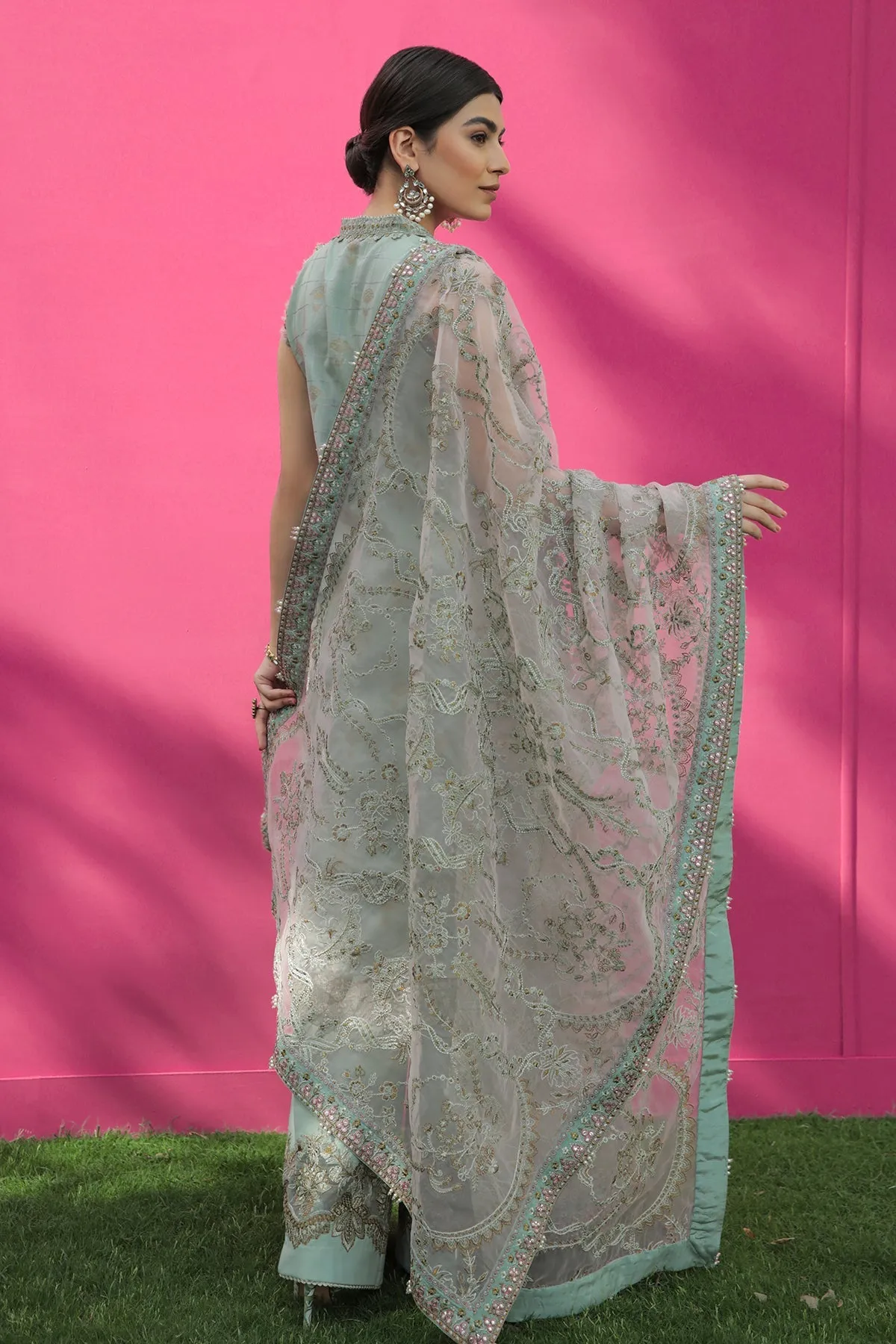 Pakistani Traditional Kameez Trouser Party Wear