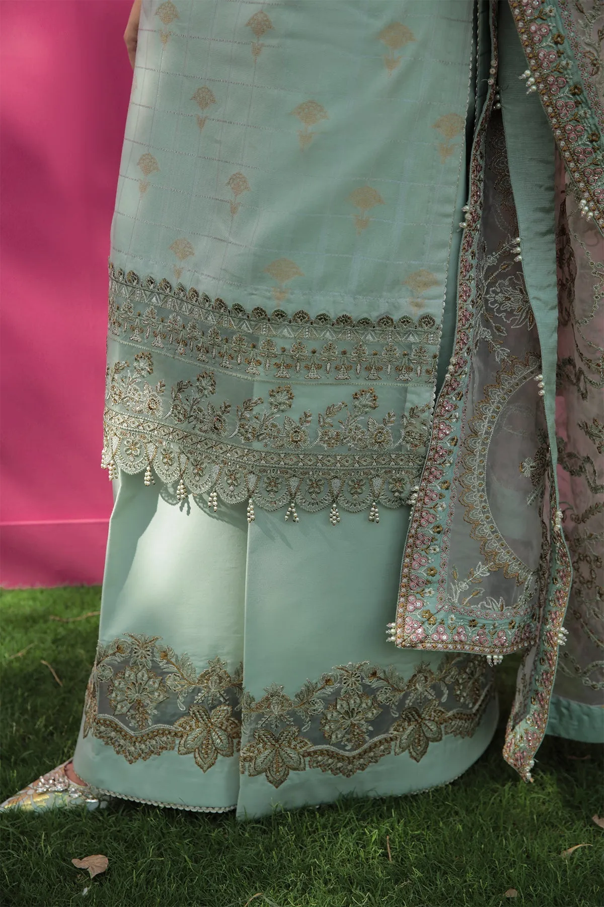 Pakistani Traditional Kameez Trouser Party Wear