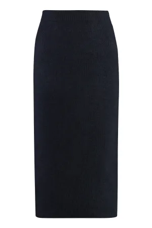 Pencil knit skirt