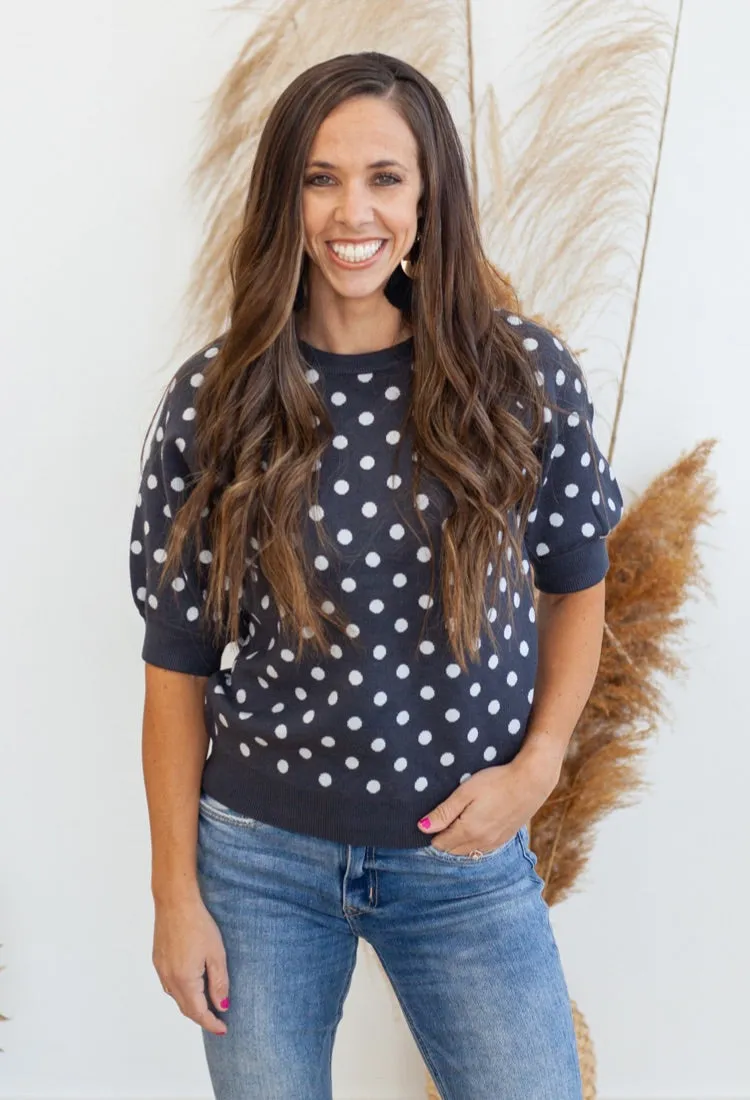 Polka Dot Sweater