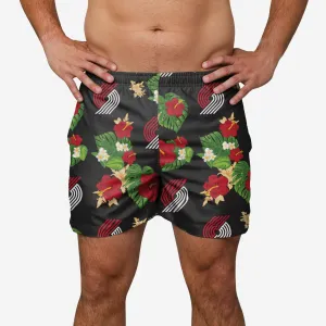 Portland Trail Blazers Floral Swimming Trunks