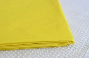 Premium Plastic Yellow Table Skirt 29" x 14" Reusable