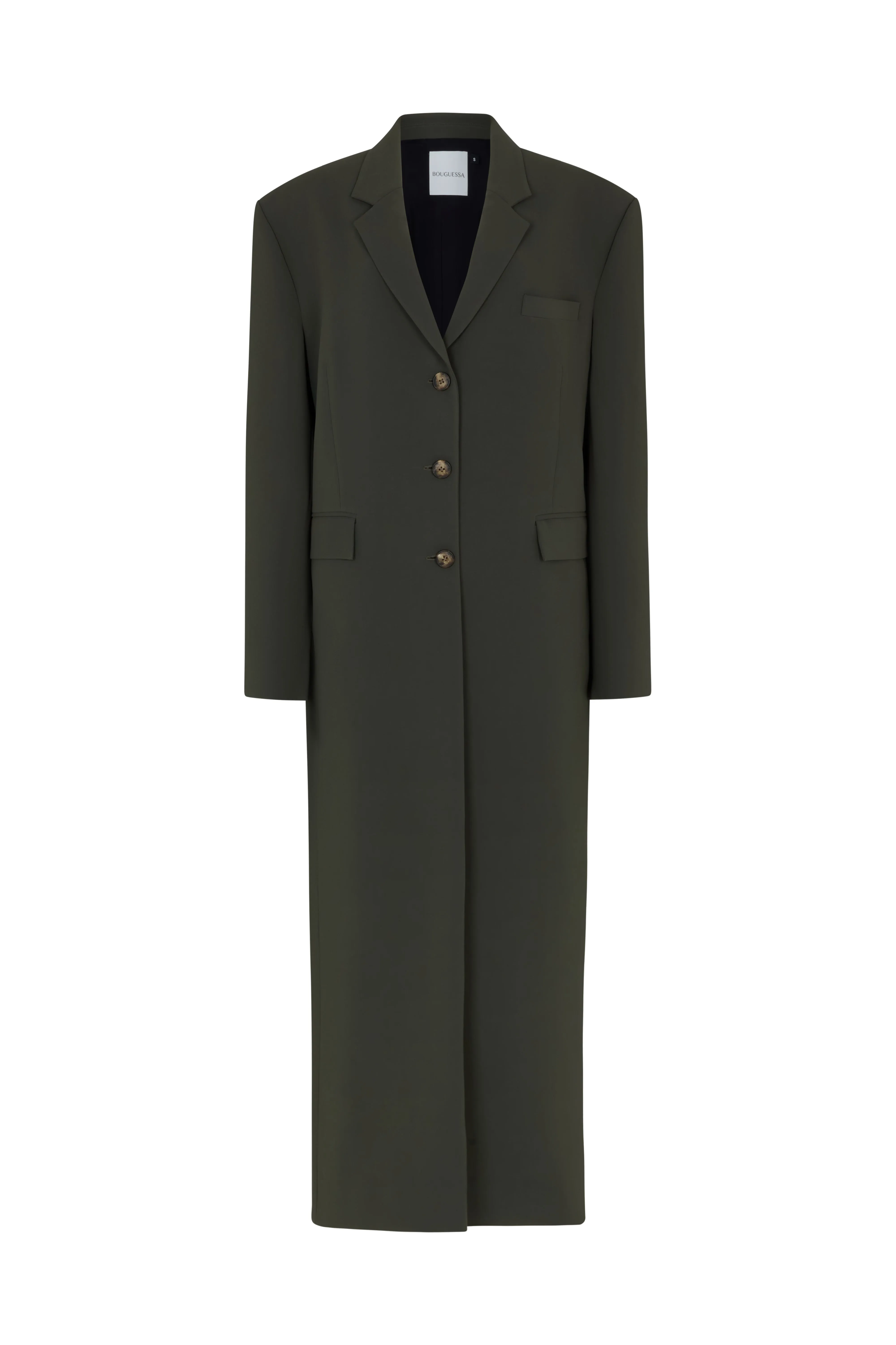Rawan Long Blazer - Ash Brown