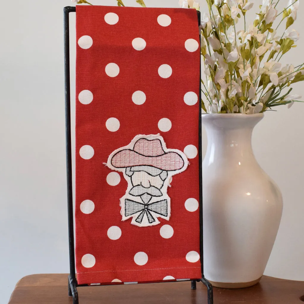 Red Dots Rebel Hand Towel