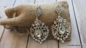 Rhinestone Dangle Earrings (more colors)