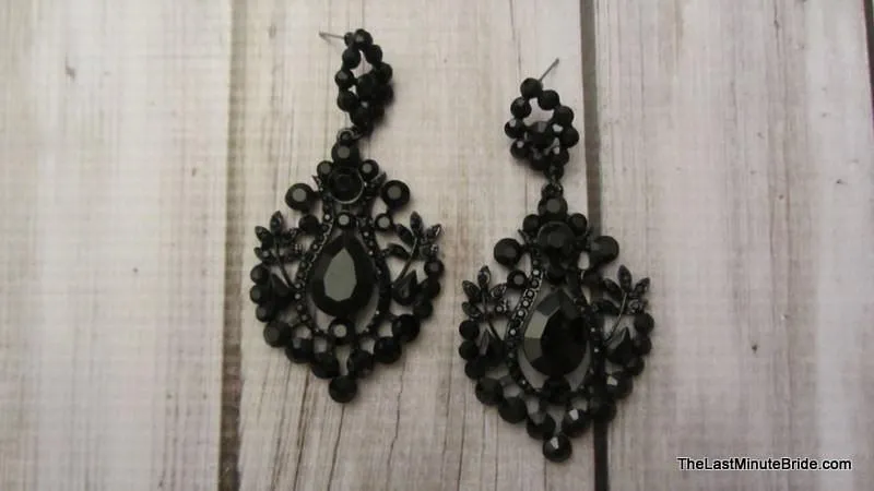 Rhinestone Dangle Earrings (more colors)
