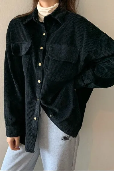 Ribbed corduroy jacket