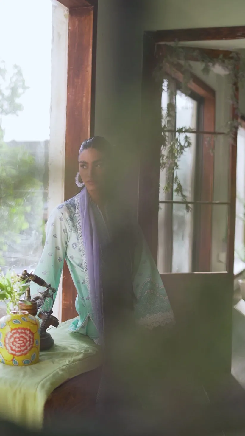 ROHEENAZ FLORA PRINTED LAWN | ELYSIUM
